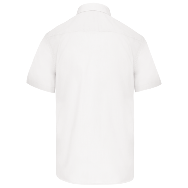 Chemise popeline polycoton manches courtes entretien facile homme – Image 60