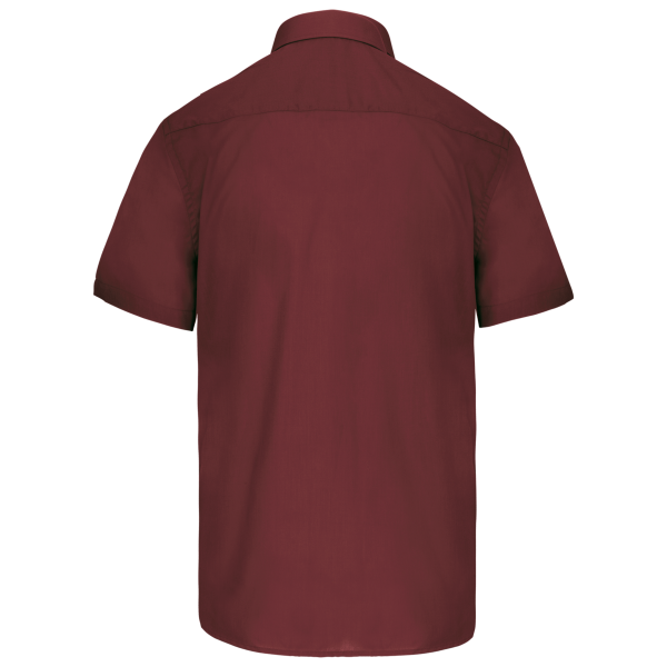 Chemise popeline polycoton manches courtes entretien facile homme – Image 62