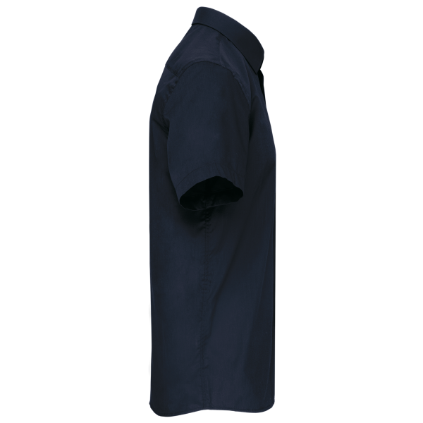 Chemise popeline polycoton manches courtes entretien facile homme – Image 43
