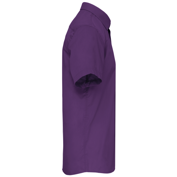 Chemise popeline polycoton manches courtes entretien facile homme – Image 51