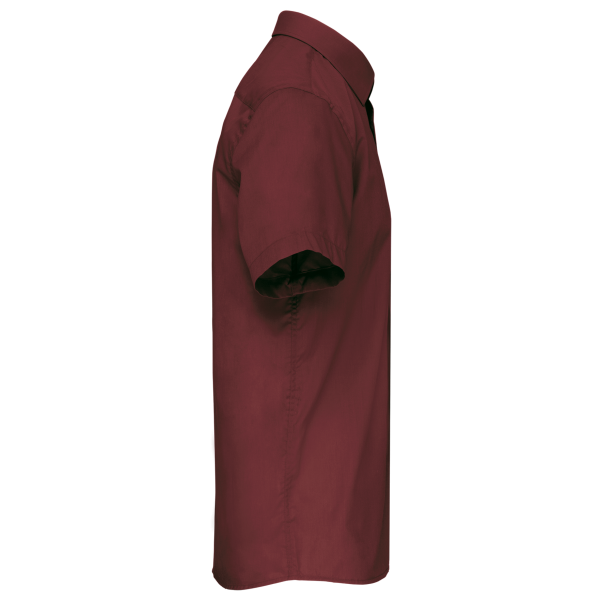 Chemise popeline polycoton manches courtes entretien facile homme – Image 63