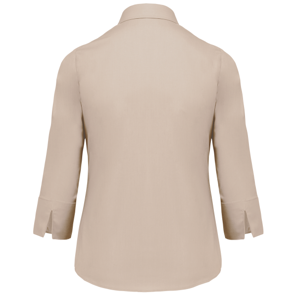 Chemise popeline polycoton manches 3/4 entretien facile femme – Image 9
