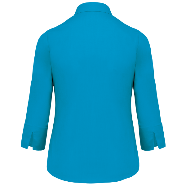 Chemise popeline polycoton manches 3/4 entretien facile femme – Image 15