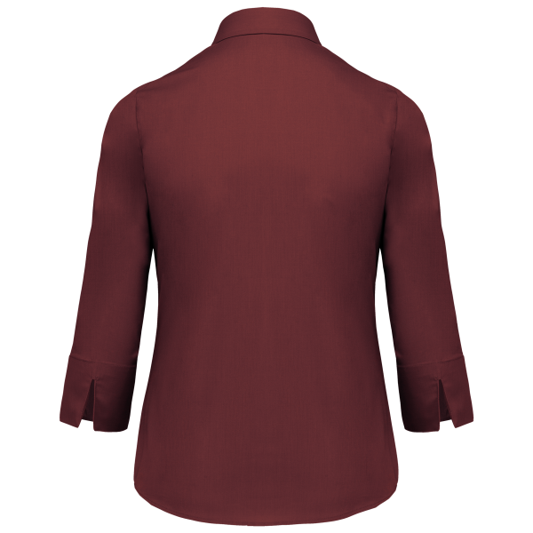 Chemise popeline polycoton manches 3/4 entretien facile femme – Image 31