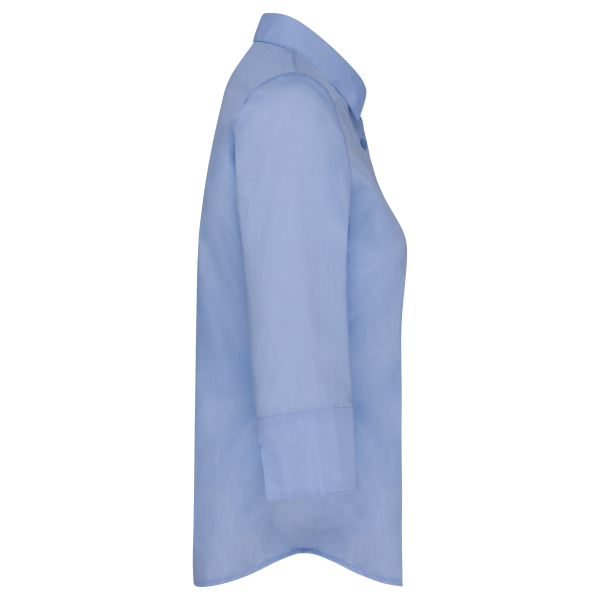 Chemise popeline polycoton manches 3/4 entretien facile femme – Image 14