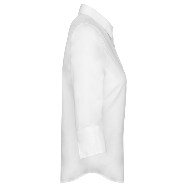 Chemise popeline polycoton manches 3/4 entretien facile femme – Image 30