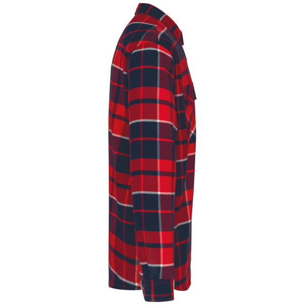 Surchemise à carreaux doublée sherpa homme – Image 21