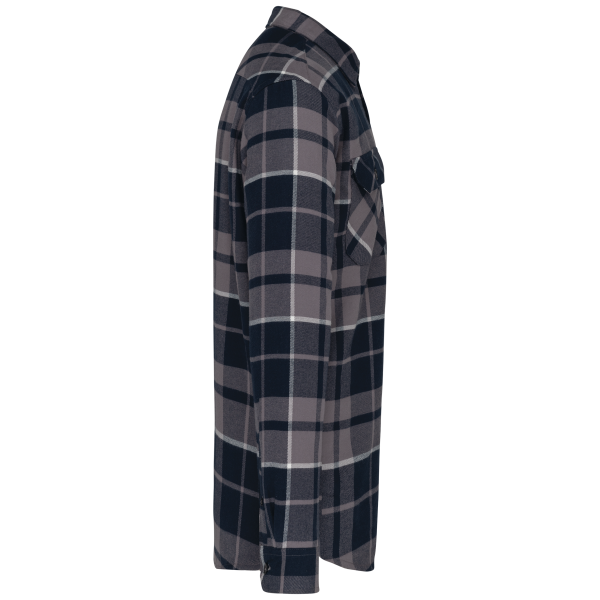 Surchemise à carreaux doublée sherpa homme – Image 23