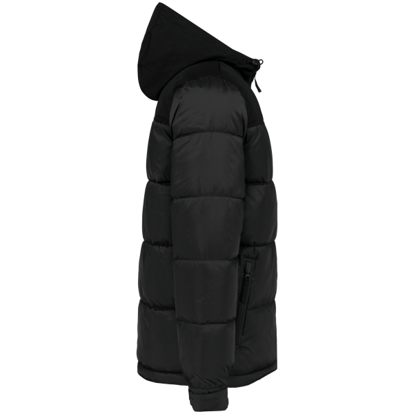Parka matelassée à capuche bi-ton unisexe – Image 20