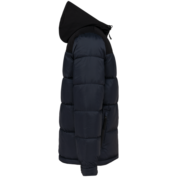Parka matelassée à capuche bi-ton unisexe – Image 22