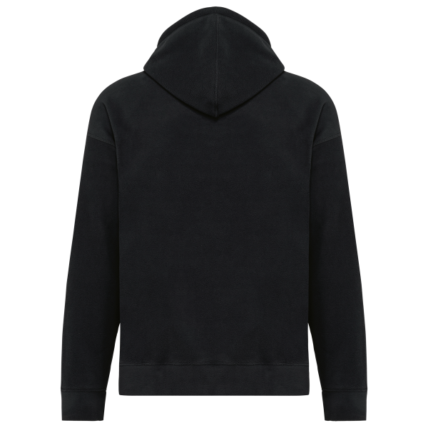 Sweat-shirt à capuche oversize en micropolaire recyclée unisexe – Image 13