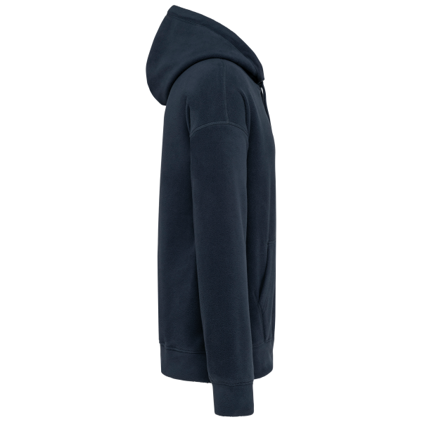 Sweat-shirt à capuche oversize en micropolaire recyclée unisexe – Image 16