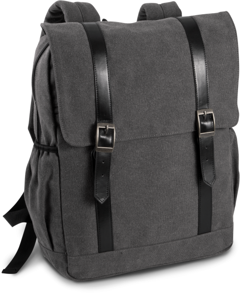 Sac à dos en toile à rabat – Image 6