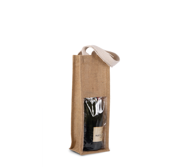 Sac porte-bouteille en jute – Image 5