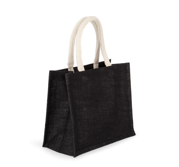 Sac style cabas en toile de jute - modèle moyen – Image 4
