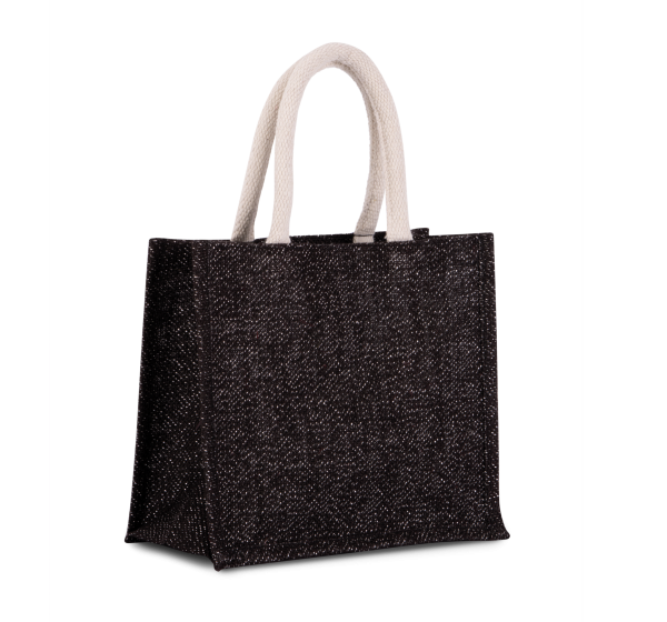 Sac style cabas en toile de jute - modèle moyen – Image 5