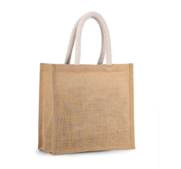 Sac style cabas en toile de jute - modèle moyen – Image 10