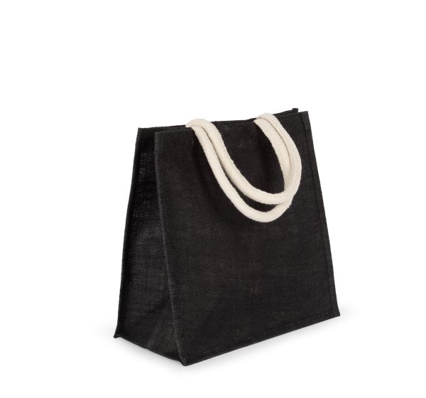 Sac style cabas en toile de jute - grand modèle – Image 4
