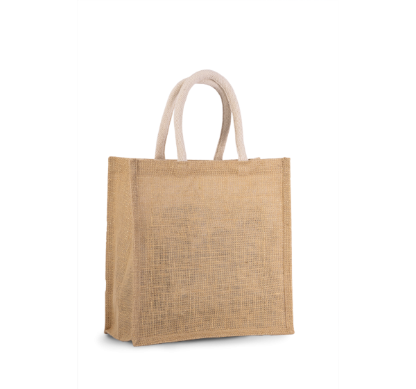 Sac style cabas en toile de jute - grand modèle – Image 8