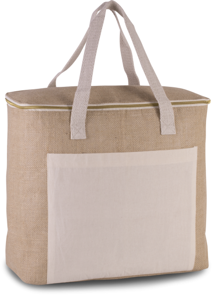 Sac isotherme en jute - grand modèle – Image 4