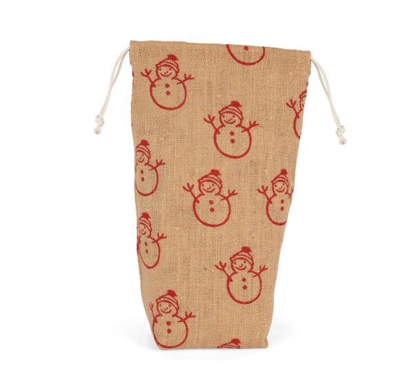Porte-bouteille avec motifs de Noël