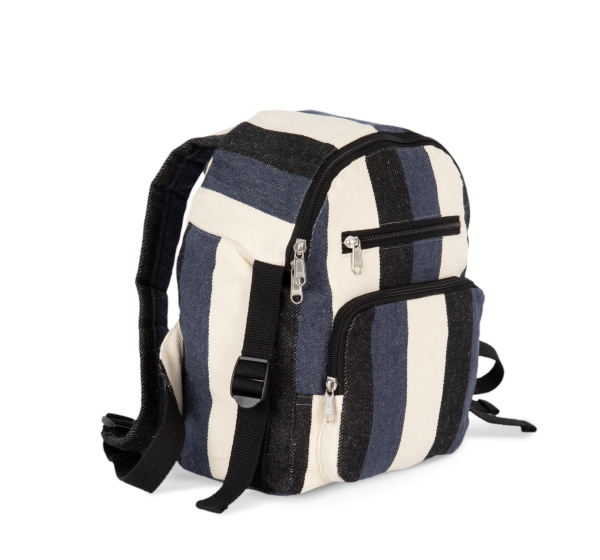 Sac à dos recyclé - Motif rayé – Image 3