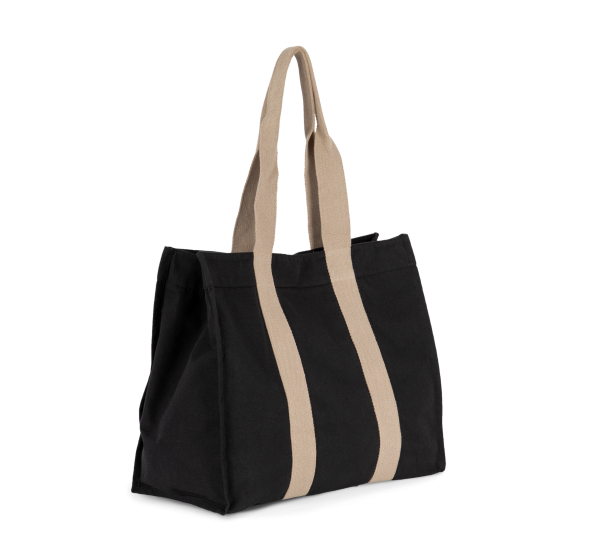 Grand sac shopping à soufflet recyclé – Image 8