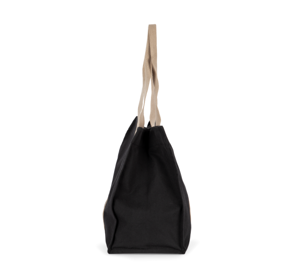 Grand sac shopping à soufflet recyclé – Image 9