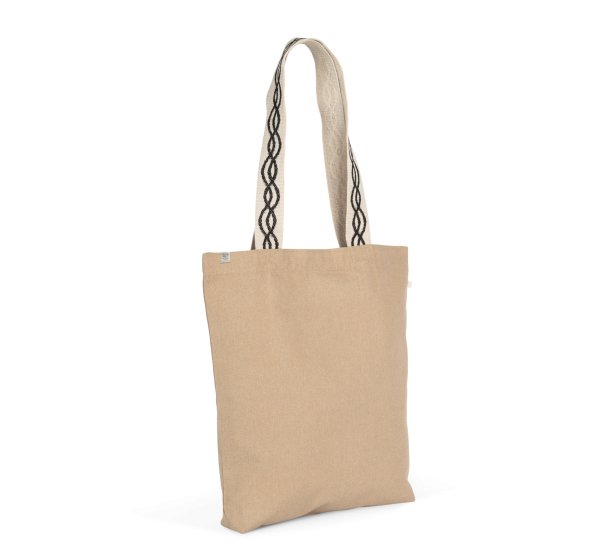 Sac shopping recyclé à fond plat – Image 2