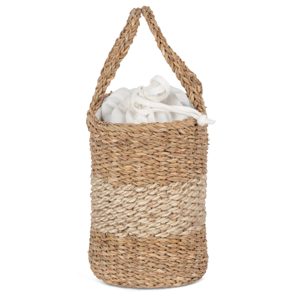 Sac panier en jute et jonc de mer – Image 6