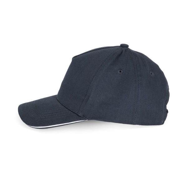 Casquette enfant avec sandwich contrasté - 5 panneaux – Image 18