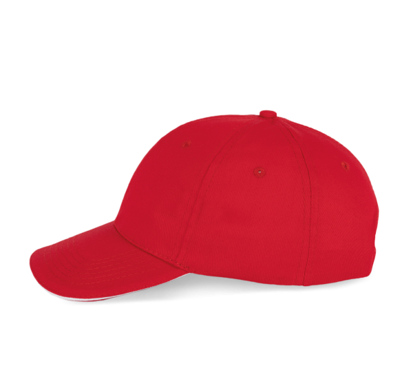 Casquette avec sandwich contrasté - 6 panneaux – Image 25