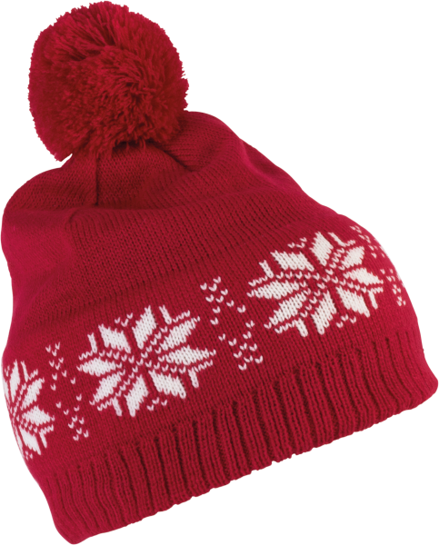 Bonnet de Noël tricoté motif étoiles – Image 8