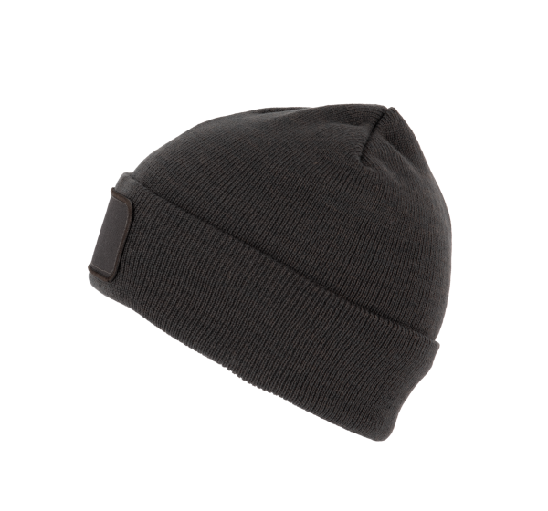 Bonnet recyclé avec patch et doublure Thinsulate™ – Image 6