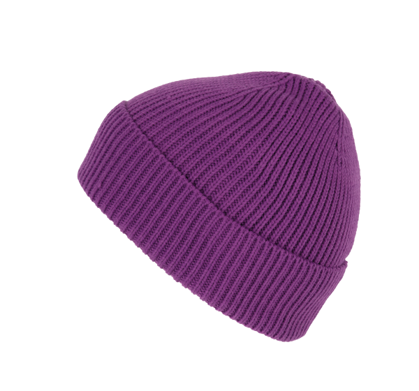 Bonnet côtelé avec revers – Image 11