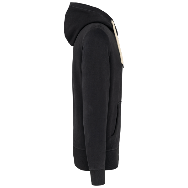 Sweat-shirt vintage zippé à capuche homme – Image 11