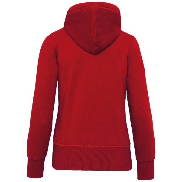 Sweat-shirt vintage zippé à capuche femme – Image 14