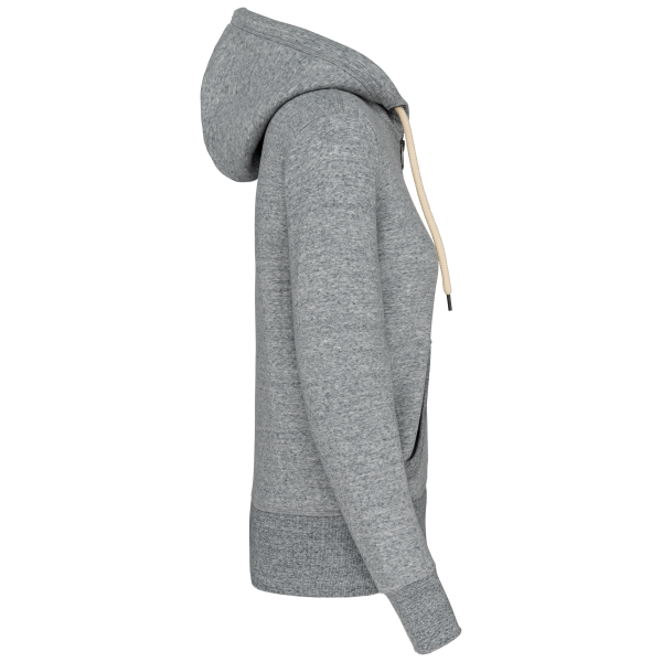 Sweat-shirt vintage zippé à capuche femme – Image 13