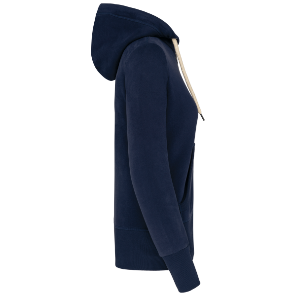 Sweat-shirt vintage zippé à capuche femme – Image 17