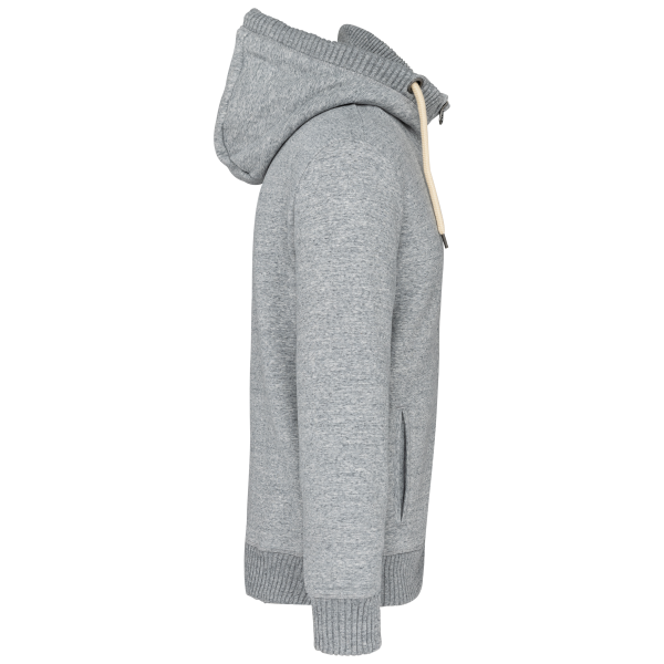 Veste vintage molleton doublée sherpa homme – Image 5