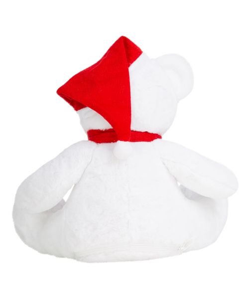 Peluche zippée ours de Noël – Image 3