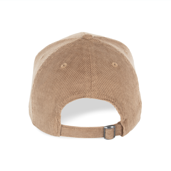 Casquette écoresponsable en velours côtelé 6 panneaux unisexe – Image 8