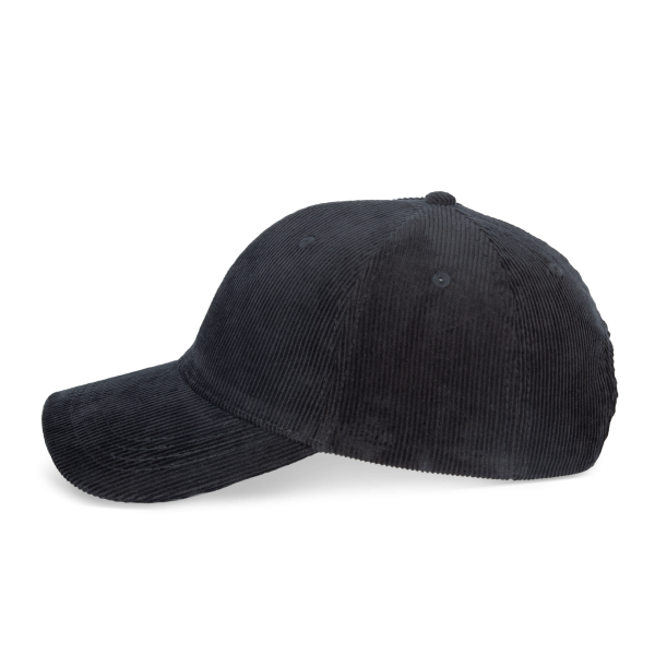 Casquette écoresponsable en velours côtelé 6 panneaux unisexe – Image 7