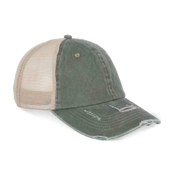 Casquette trucker écoresponsable  effet déchiré unisexe – Image 10