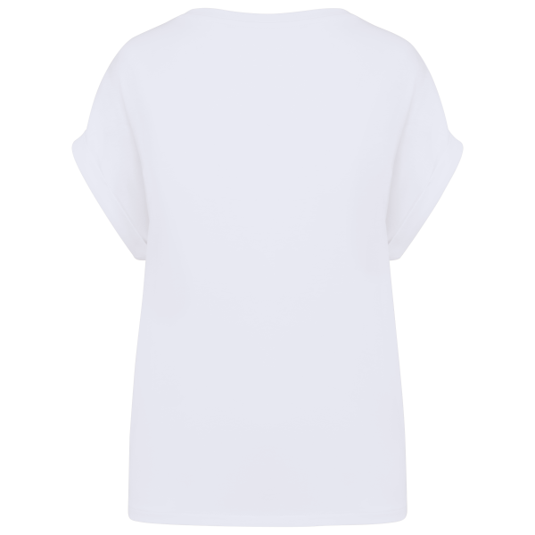 T-shirt écoresponsable manches à revers femme – Image 13