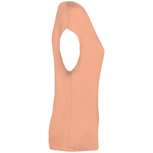 T-shirt écoresponsable loose à col V femme – Image 8