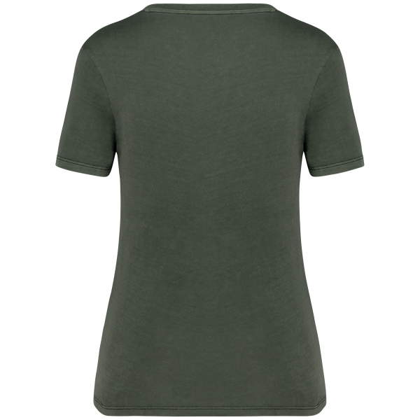 T-shirt écoresponsable délavé femme – Image 10