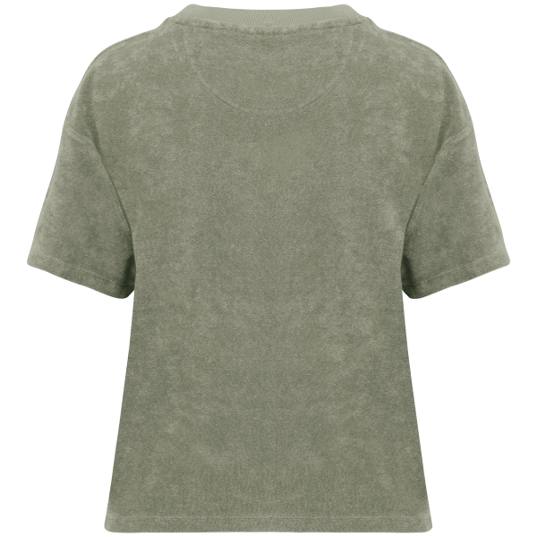 T-shirt écoresponsable en éponge femme – Image 10