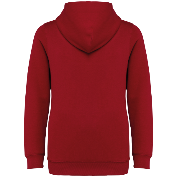 Sweat-shirt écoresponsable zippé à capuche enfant – Image 8