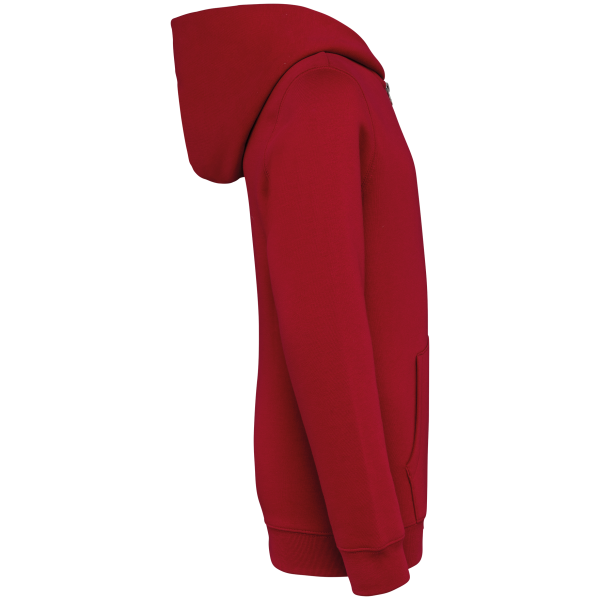 Sweat-shirt écoresponsable zippé à capuche enfant – Image 9